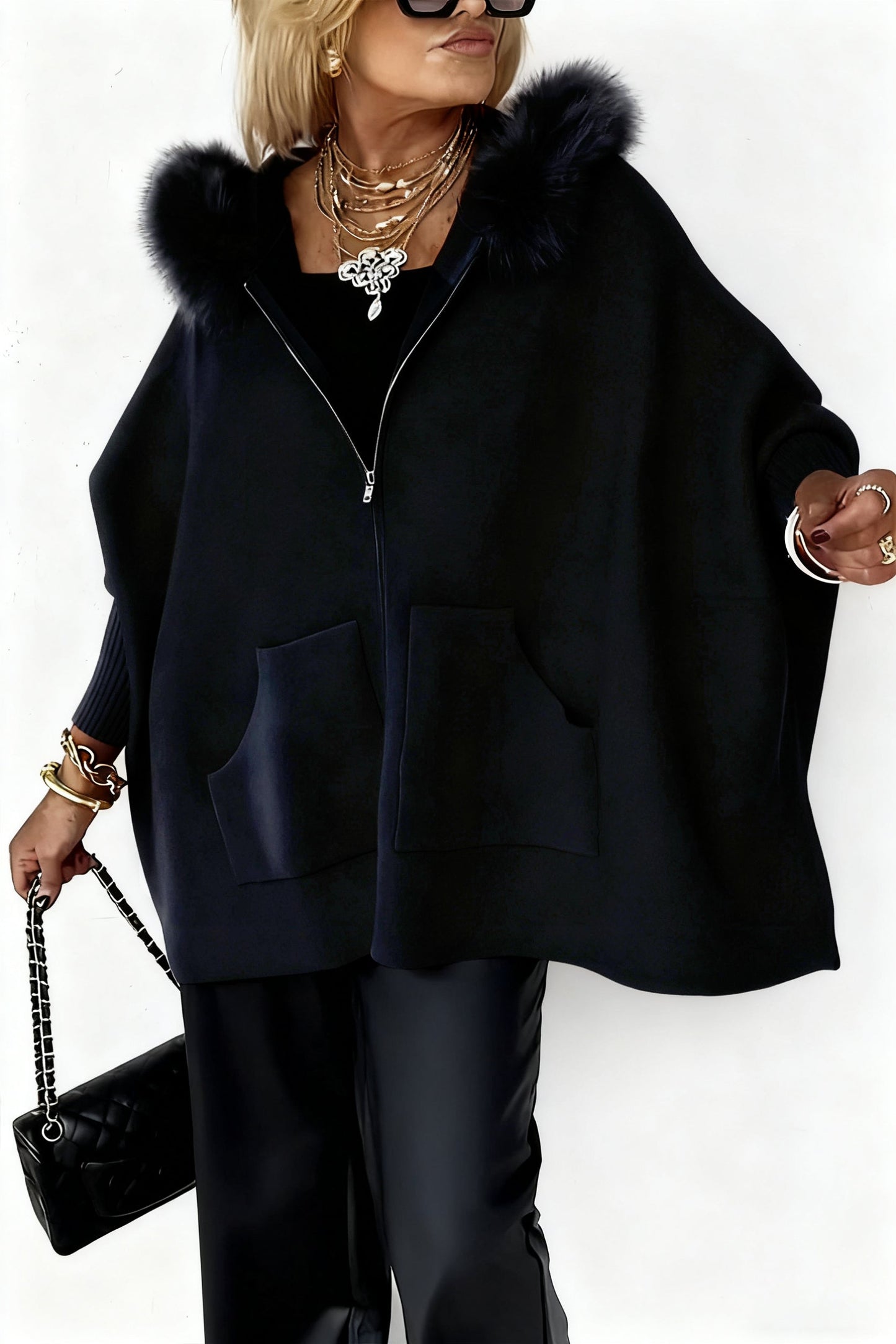 Anouka – Kurtka z kapturem zapinana na zamek z długimi rękawami