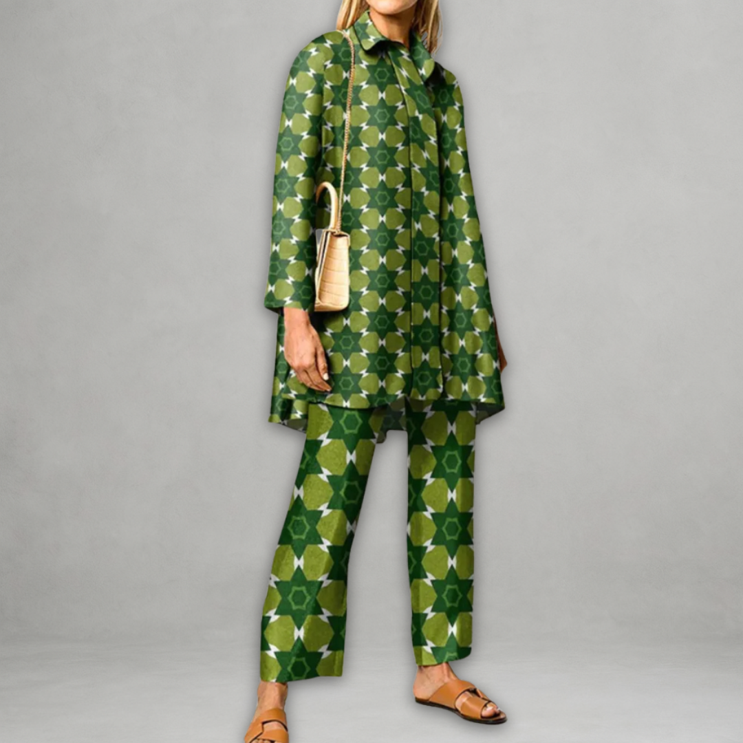 Lilka – Dwuczęściowy komplet w stylu vintage