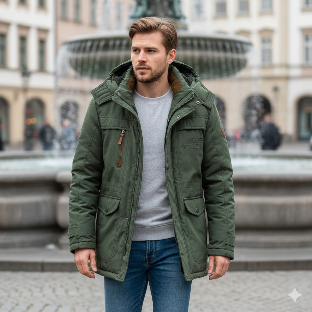 MARSTON | Termiczny płaszcz zimowy