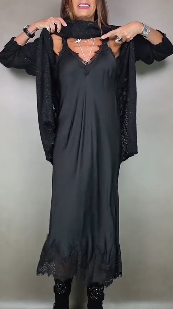 Anarise – Elegancka sukienka maxi
