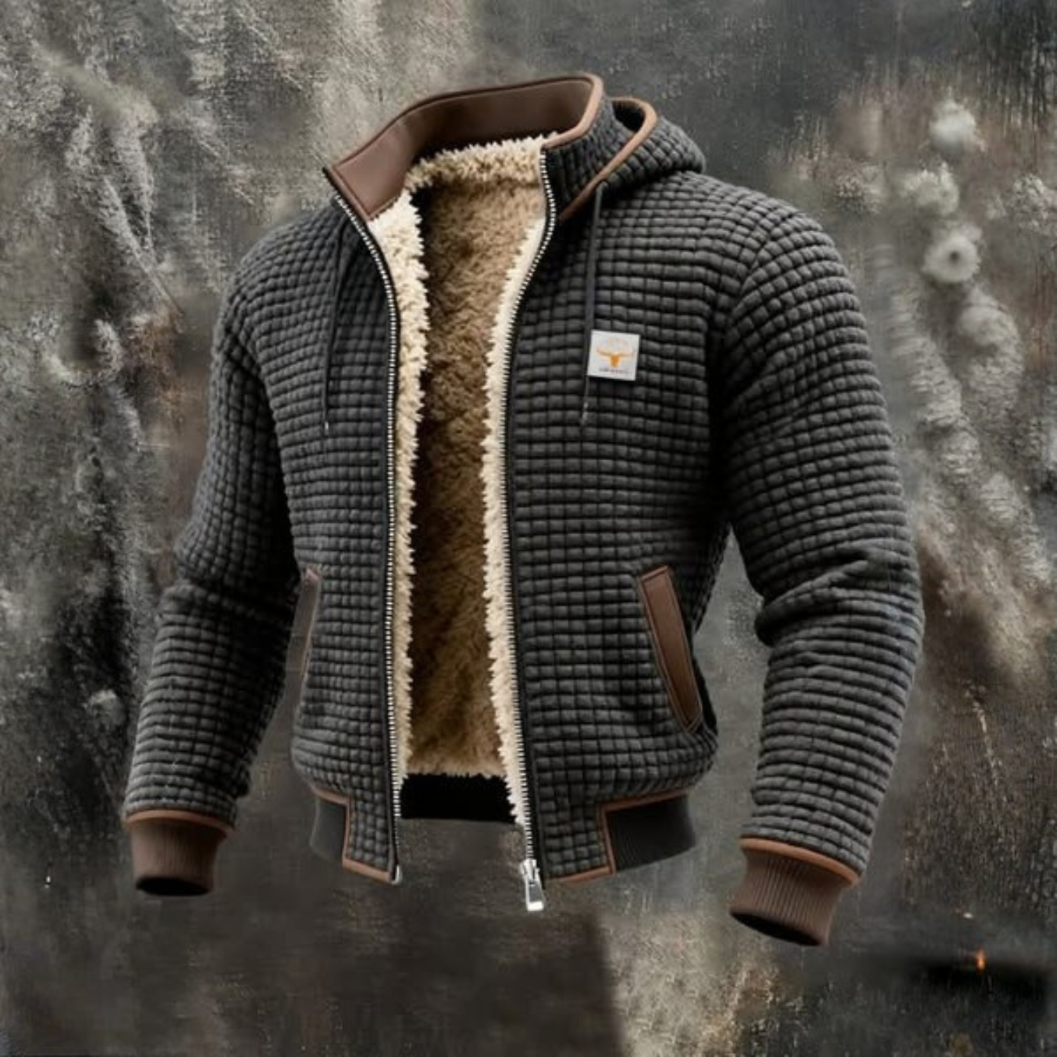 Velora | Retro Ocieplana Kurtka NordWool